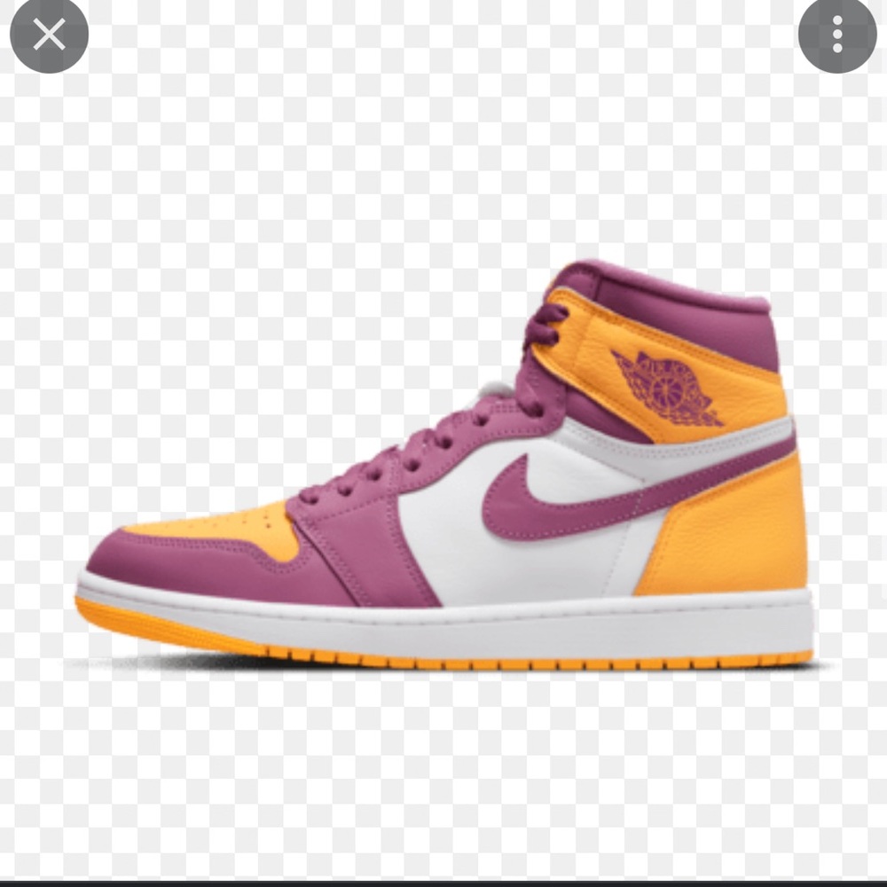 Jordan 1 pink and gold